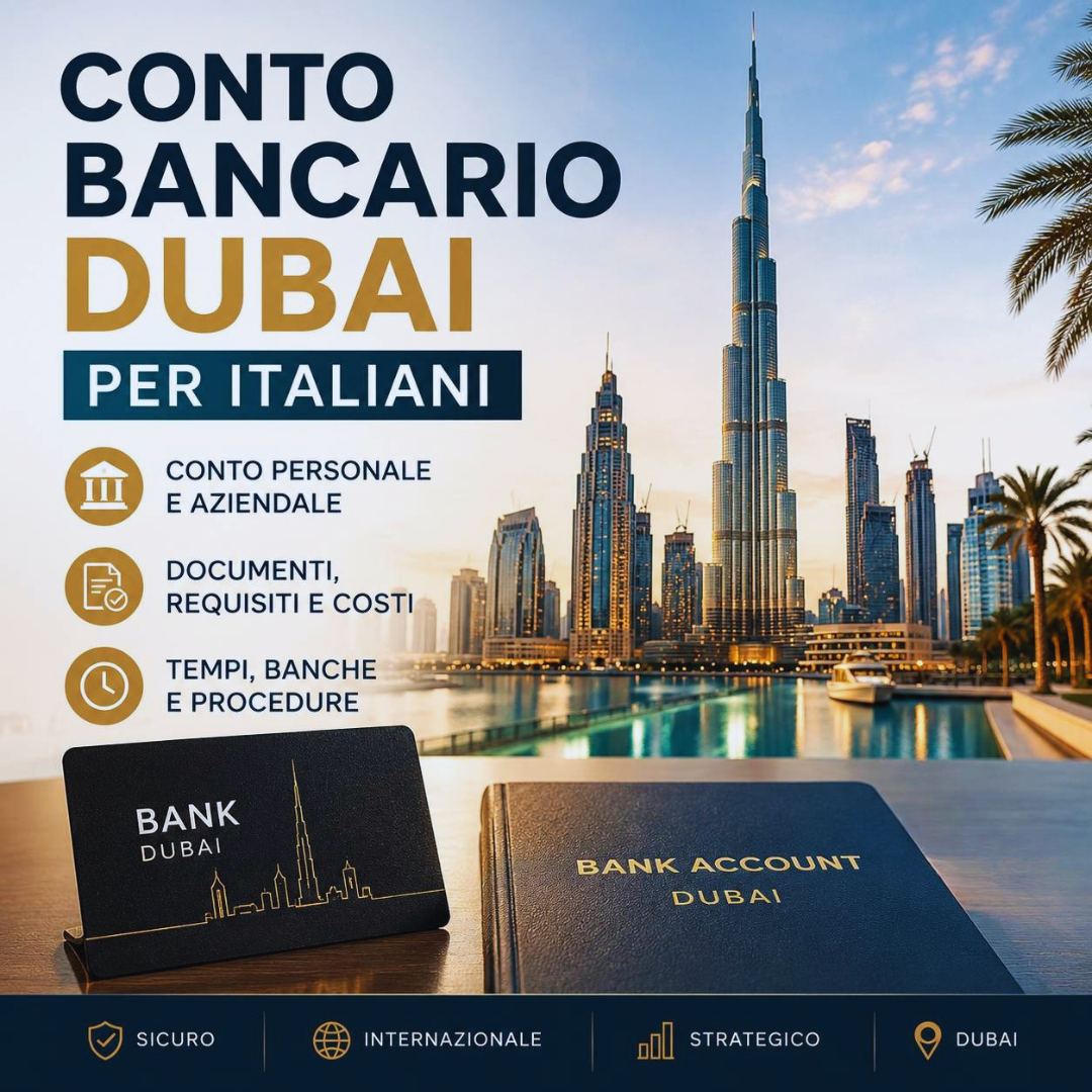 Conto bancario Dubai per italiani